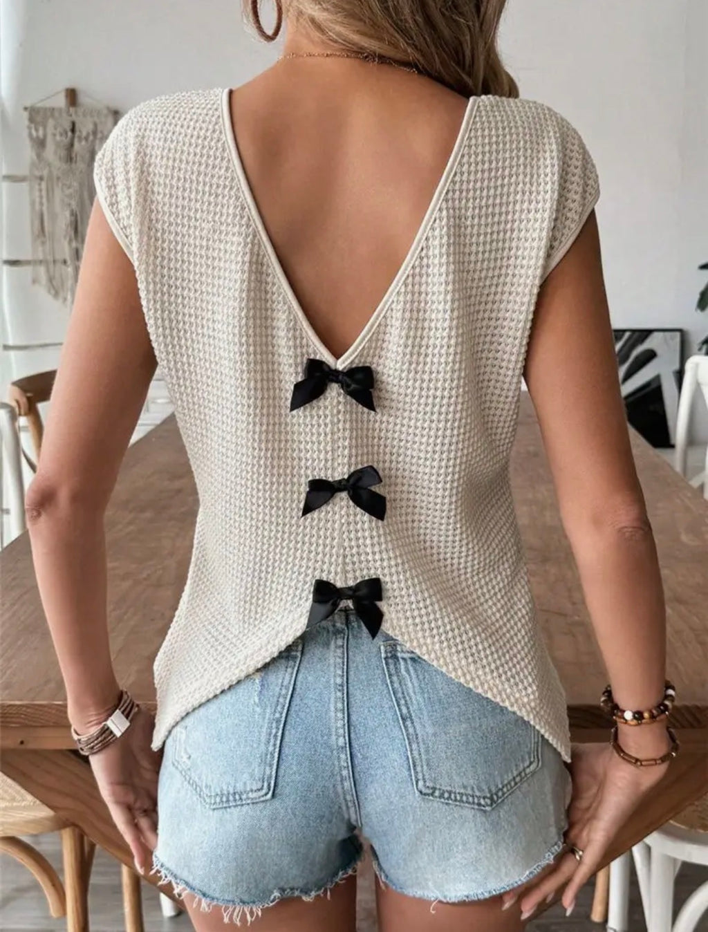 PREORDER Waffle Knit Bow