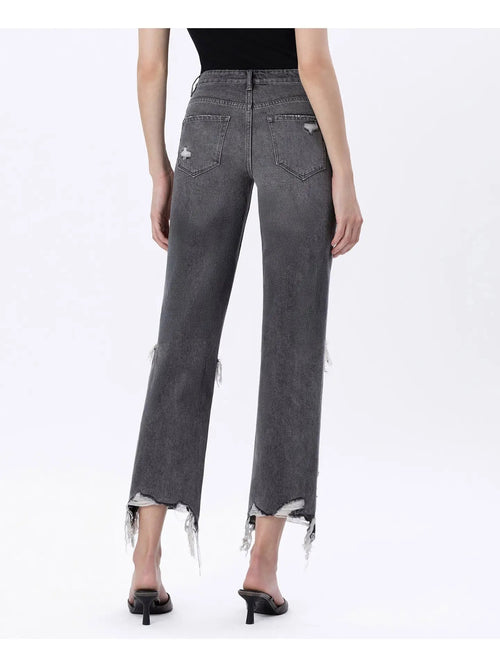 PREORDER Flying Monkey Super High Rise Distressed Straight