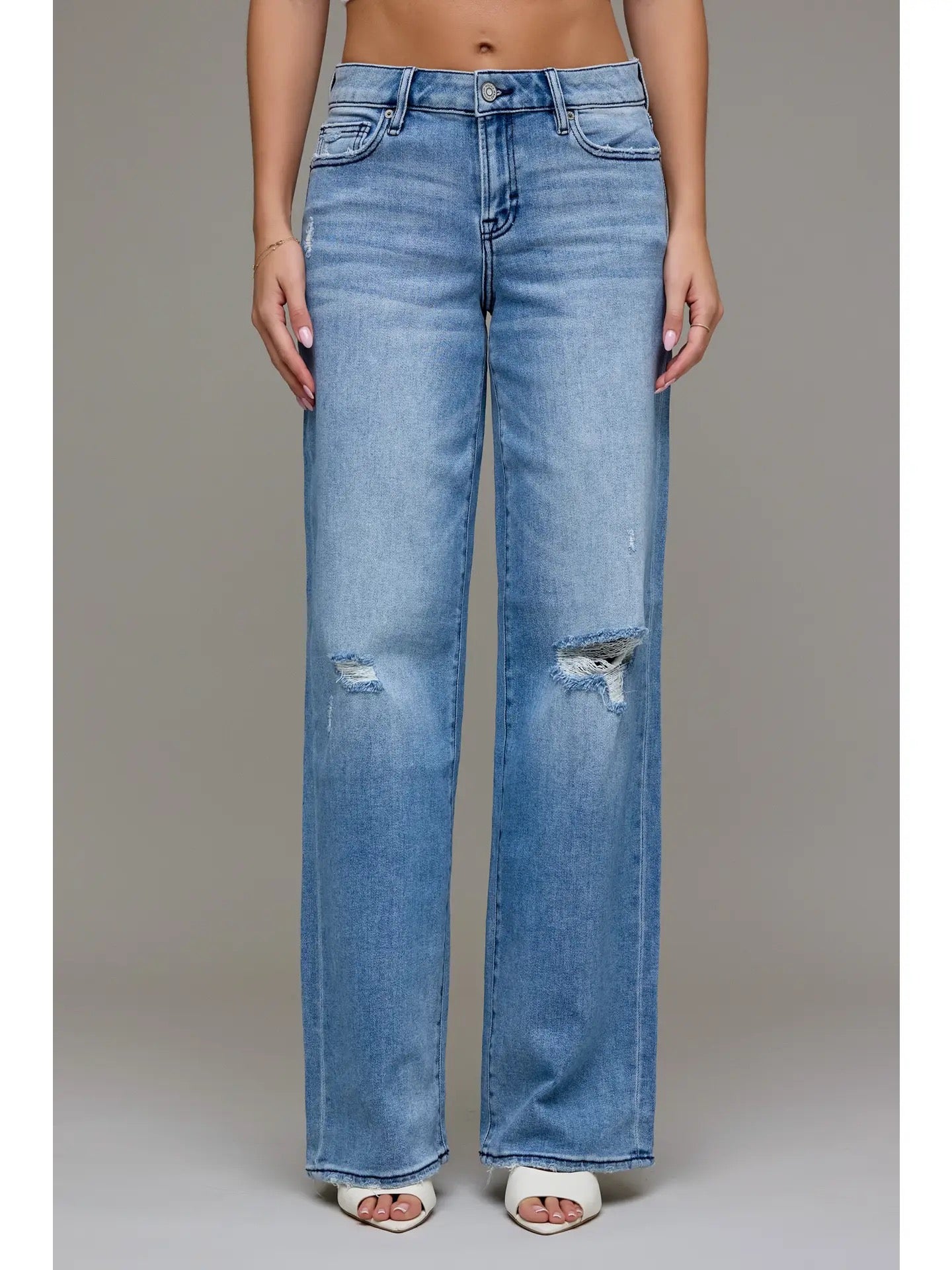 PREORDER Hidden Jeans Mid Rise Dad Jean