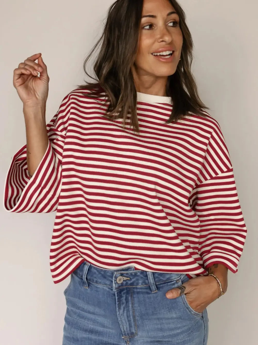 PREORDER Striped Bow Shirt