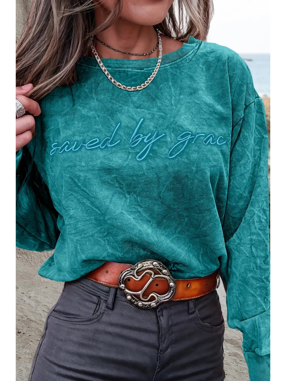 PREORDER Saved by Grace Longsleeve