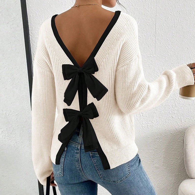 PREORDER Back Bow Sweater